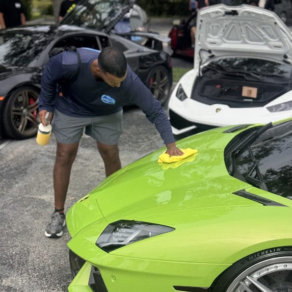 Lamborghini Show Prep for the Modist x RAW Nutrition Car Meet in Port Saint Lucie